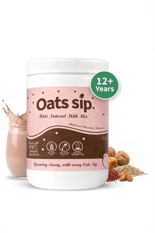 Oats Sip Kids Nutritional Milk Mix -(For 12+Years)                 (200 gm)