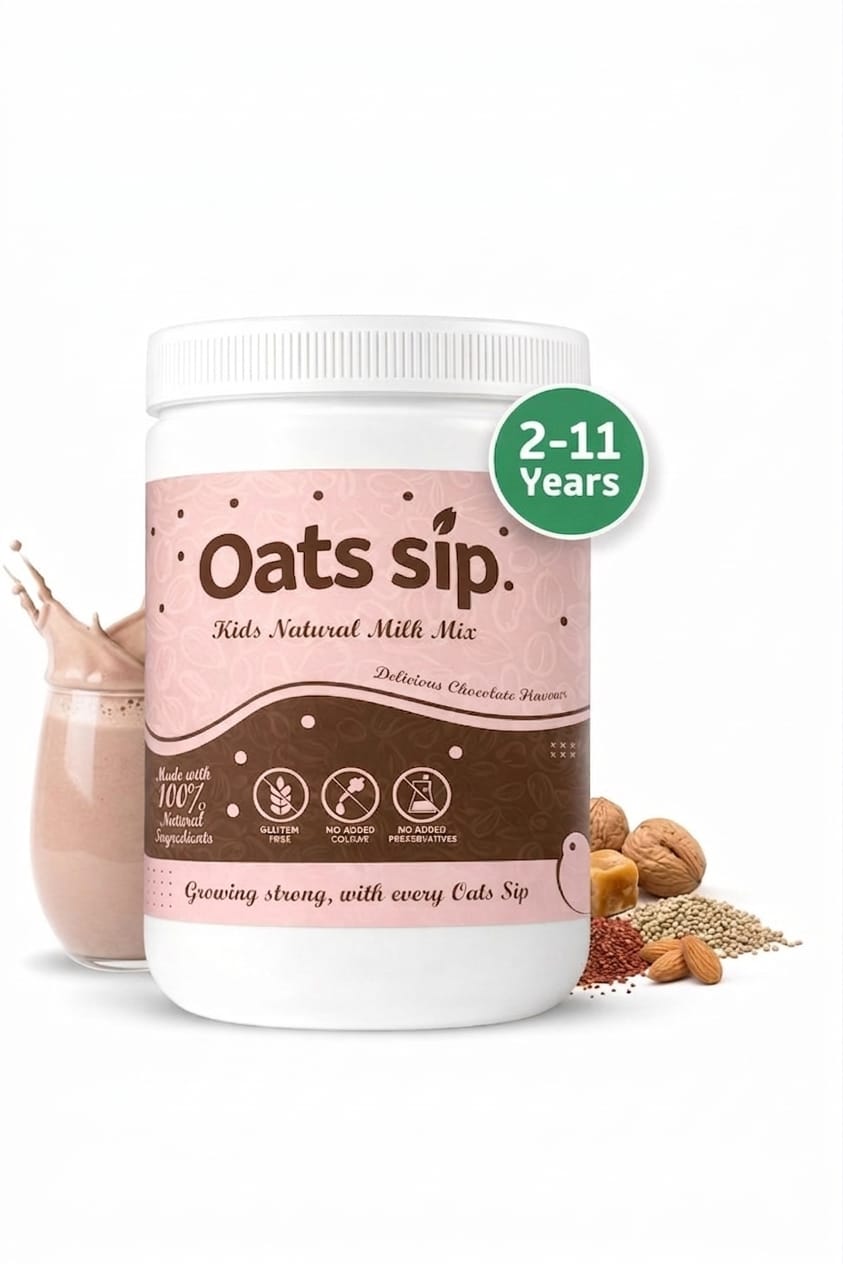Oats Sip Kids Nutritional Milk Mix -(For 2-11Years)              (200 gm)
