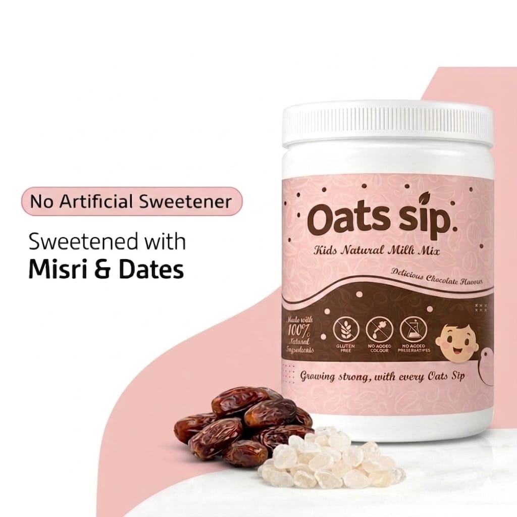 Oats Sip Kids Nutritional Milk Mix -(For 12+Years)            (400 gm)